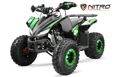 NITRO MOTORS 125cc midi Kinder Quad Rizzo RS8-3G Platin